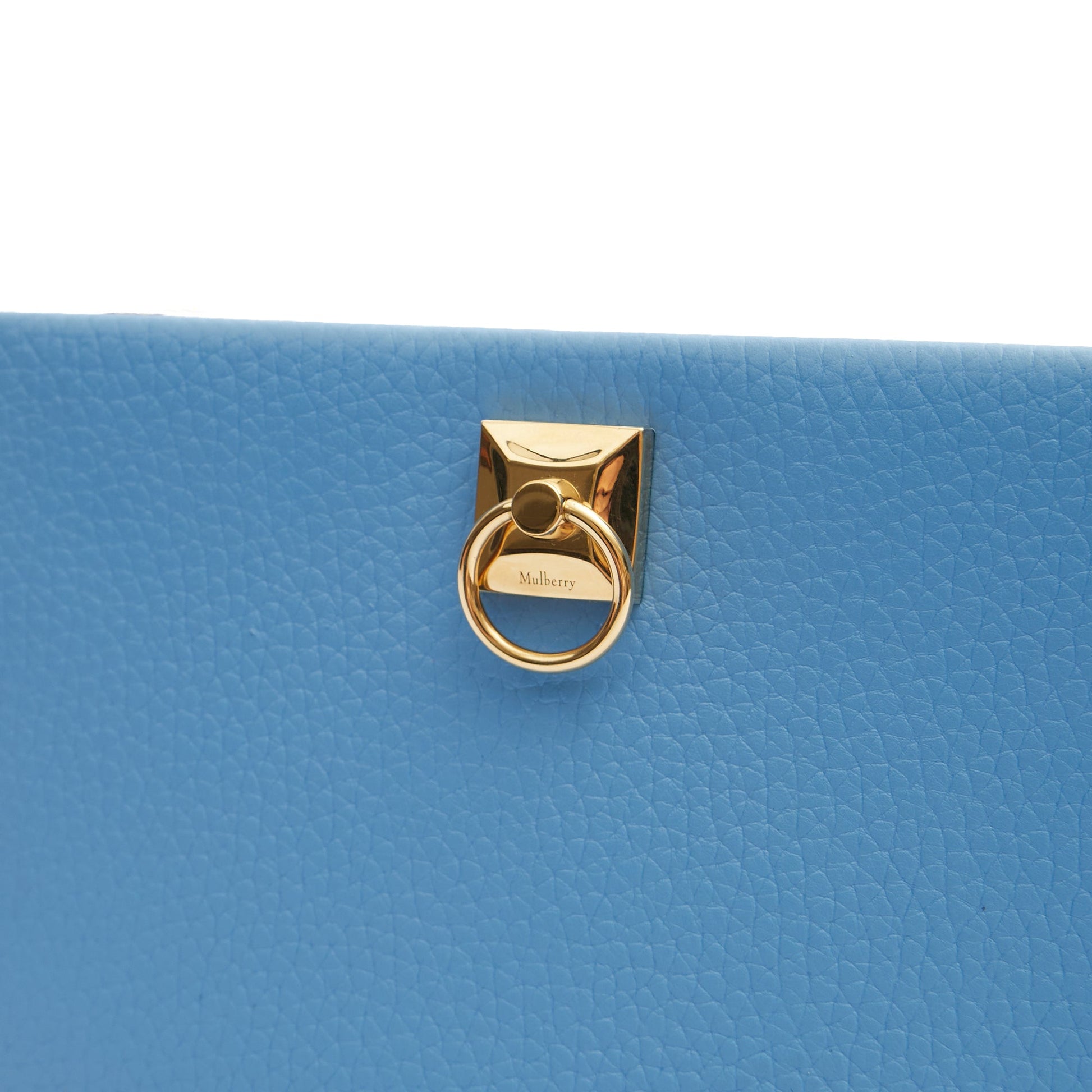Mulberry Cross Body Amberley Clutch in Cornflour, Leather — Lifestyle View