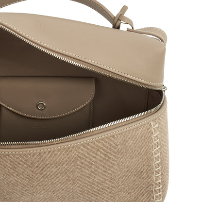 Loro Piana Cross Body L27 - Extra Pocket in Grey, Leather — Alternate View 7