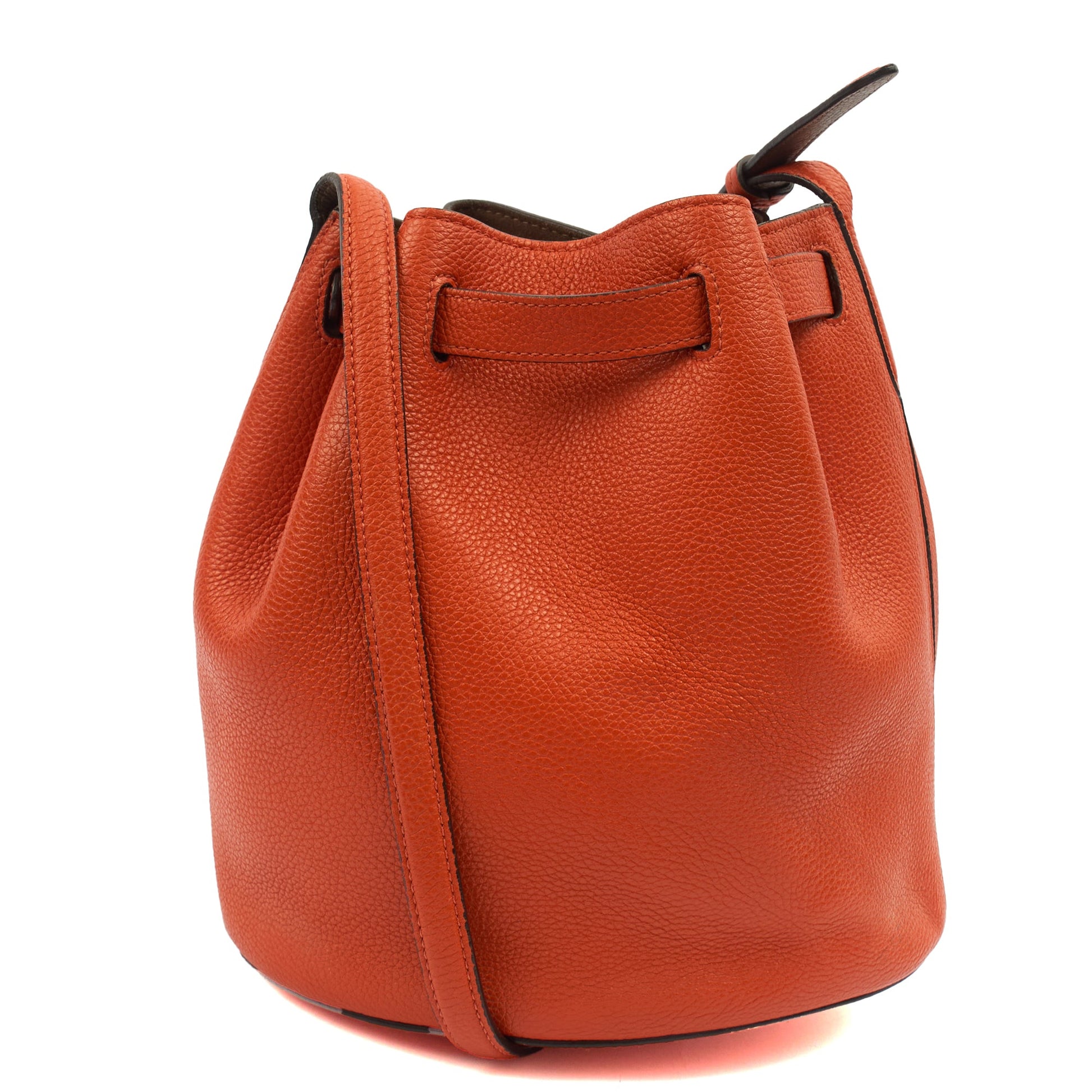 Mulberry Shoulder Bag Abbey in  Burnt Orange, Leather — Back View