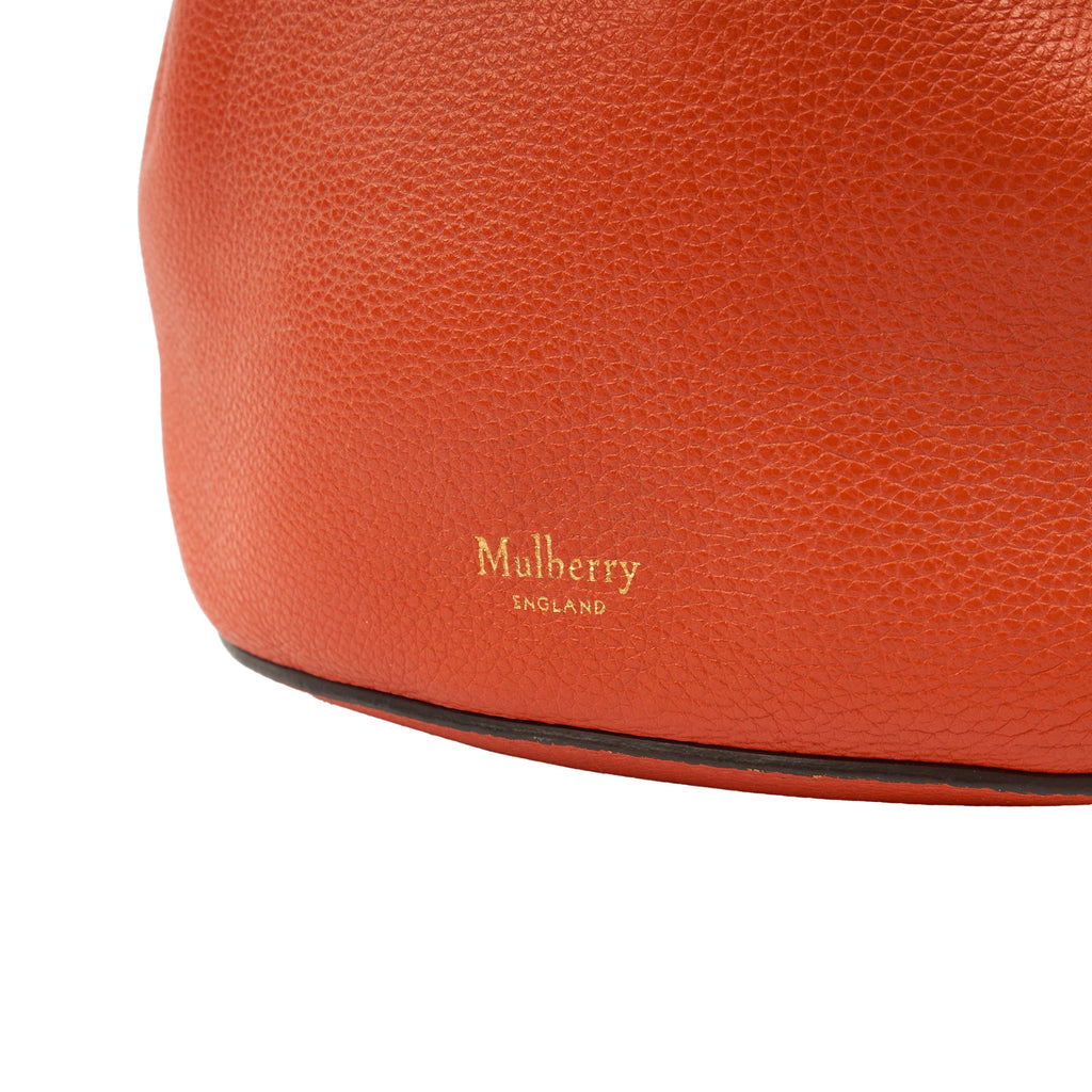 Mulberry Shoulder Bag Abbey in  Burnt Orange, Leather — Lifestyle View