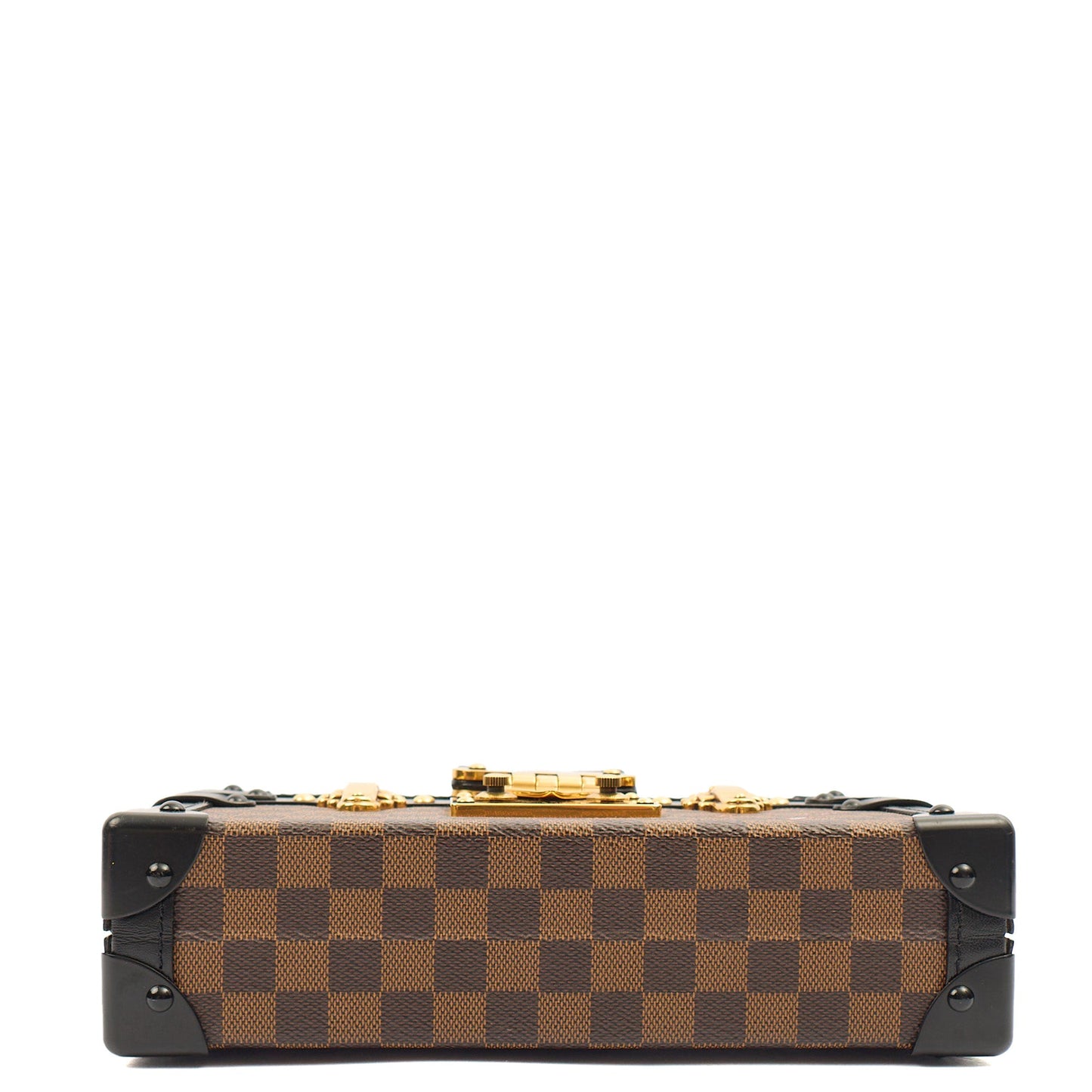 Louis Vuitton Mini Bag Petit Malle in Brown, Leather — Top View
