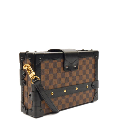 Louis Vuitton Mini Bag Petit Malle in Brown, Leather — Side View