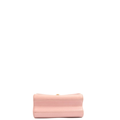 Louis Vuitton Shoulder Bag Twist PM in Pink, Epi Leather — Detail View