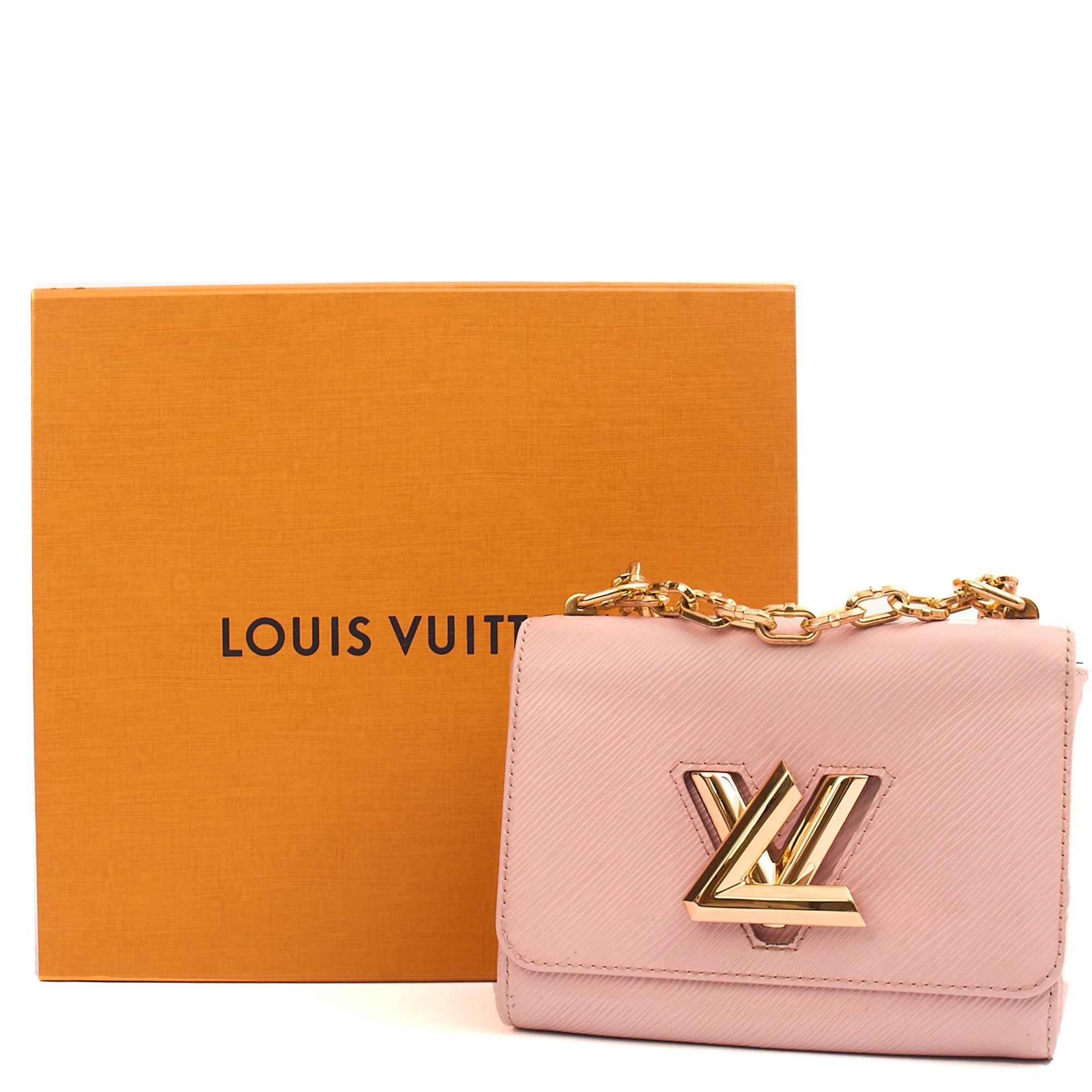 Louis Vuitton Shoulder Bag Twist PM in Pink, Epi Leather — Lifestyle View