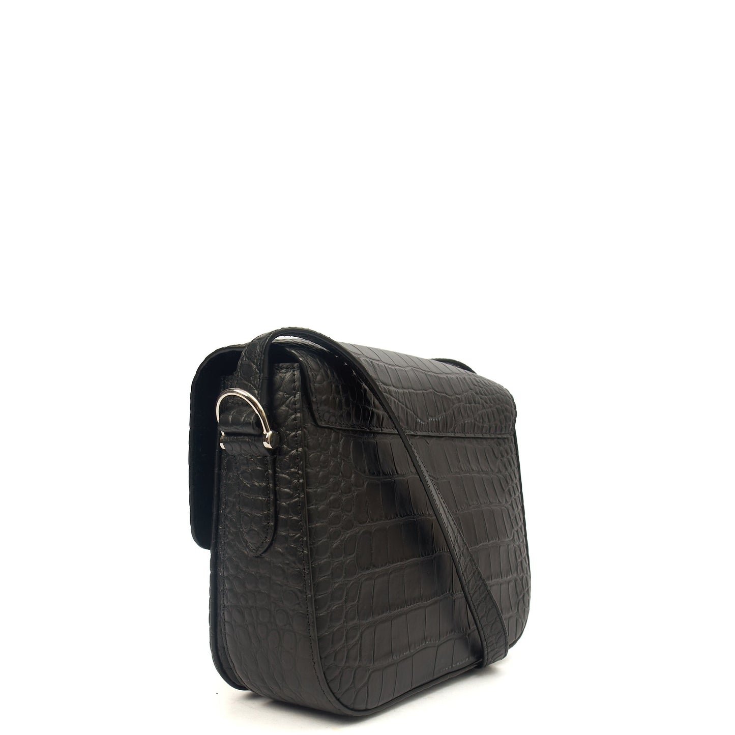 Mulberry Shoulder Bag Keeley in Black, Exotic Effect Leather — Alternate View 14