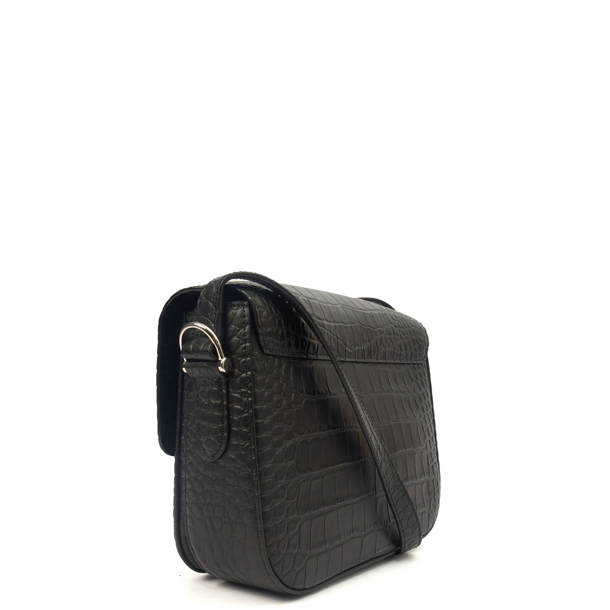 Mulberry Shoulder Bag Keeley in Black, Exotic Effect Leather — Alternate View 8