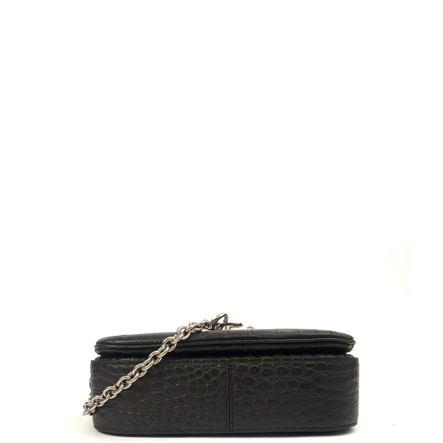 Mulberry Shoulder Bag Keeley in Black, Exotic Effect Leather — Alternate View 10