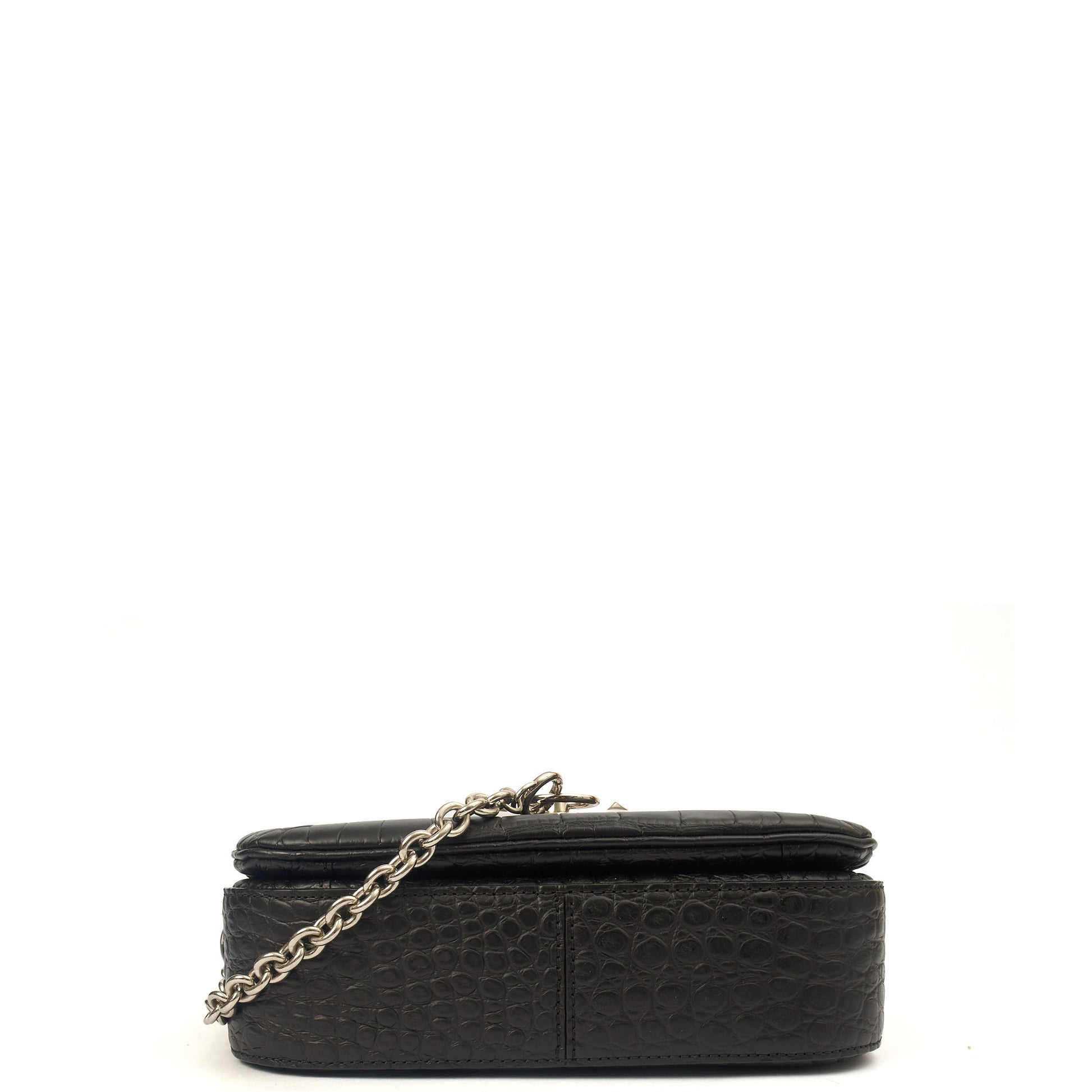 Mulberry Shoulder Bag Keeley in Black, Exotic Effect Leather — Alternate View 16