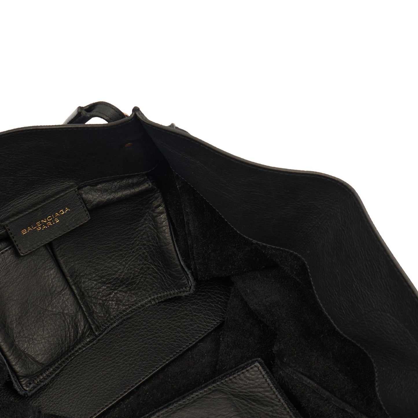 Balenciaga Tote Papier A4 Tote in Black, Leather — Alternate View 8