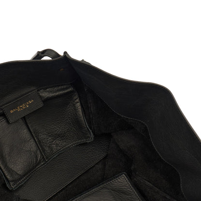 Balenciaga Tote Papier A4 Tote in Black, Leather — Alternate View 8