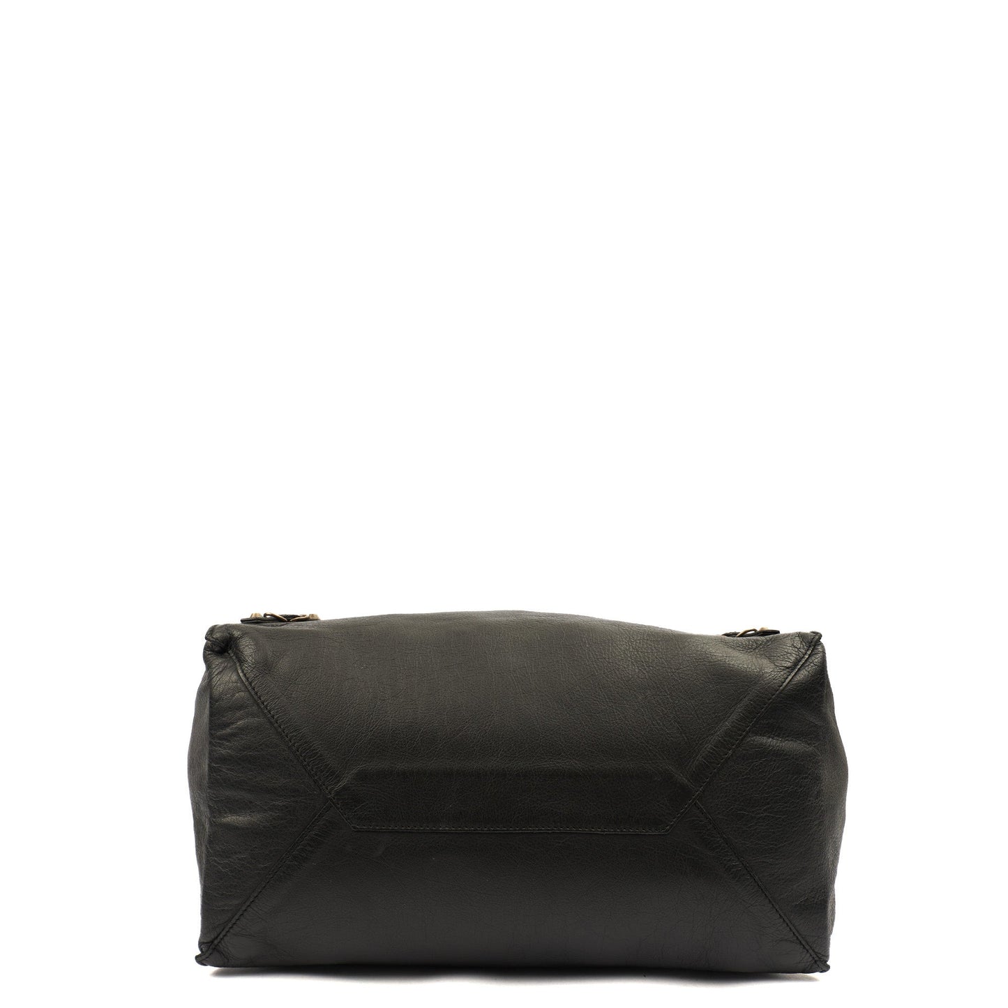Balenciaga Tote Papier A4 Tote in Black, Leather — Detail View