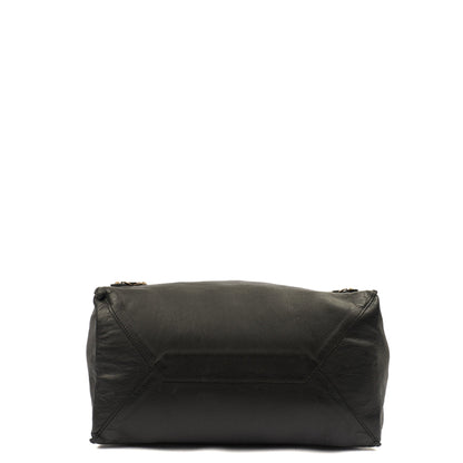 Balenciaga Tote Papier A4 Tote in Black, Leather — Detail View
