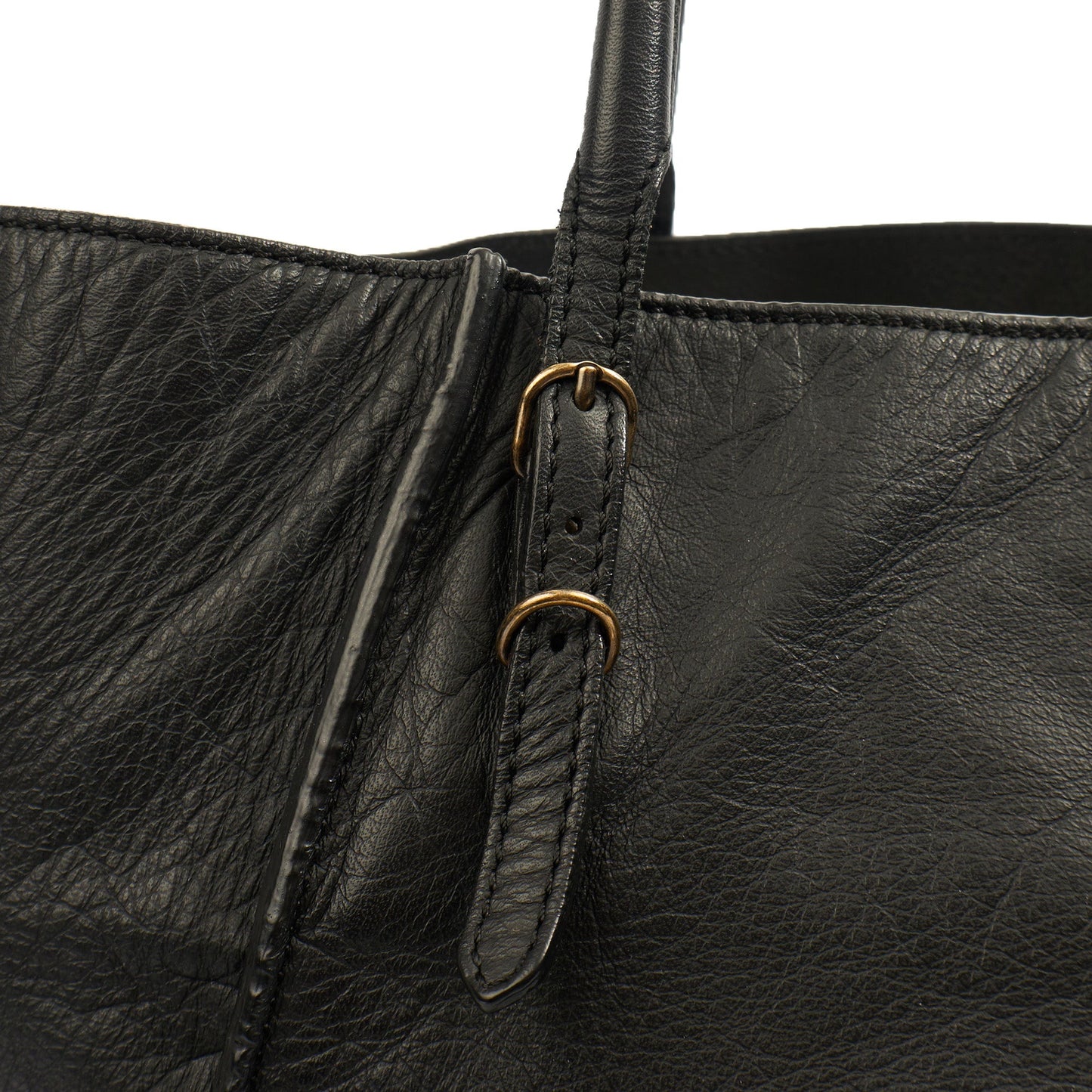 Balenciaga Tote Papier A4 Tote in Black, Leather — Alternate View 7
