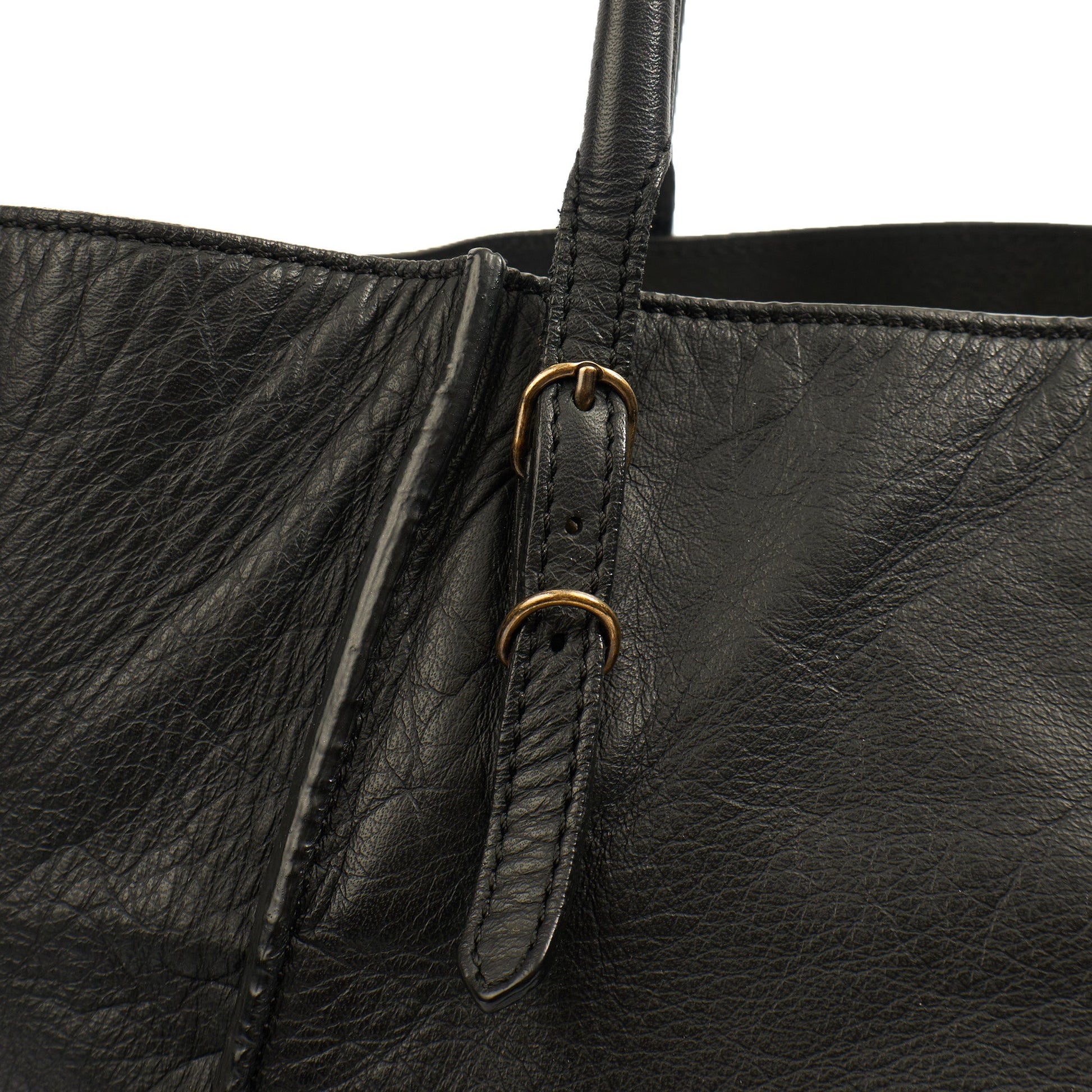 Balenciaga Tote Papier A4 Tote in Black, Leather — Alternate View 7