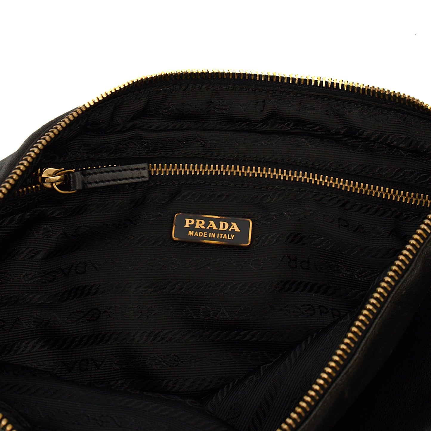 Prada Shoulder Bag Shoulder Bag in Black, Leather — Lifestyle View