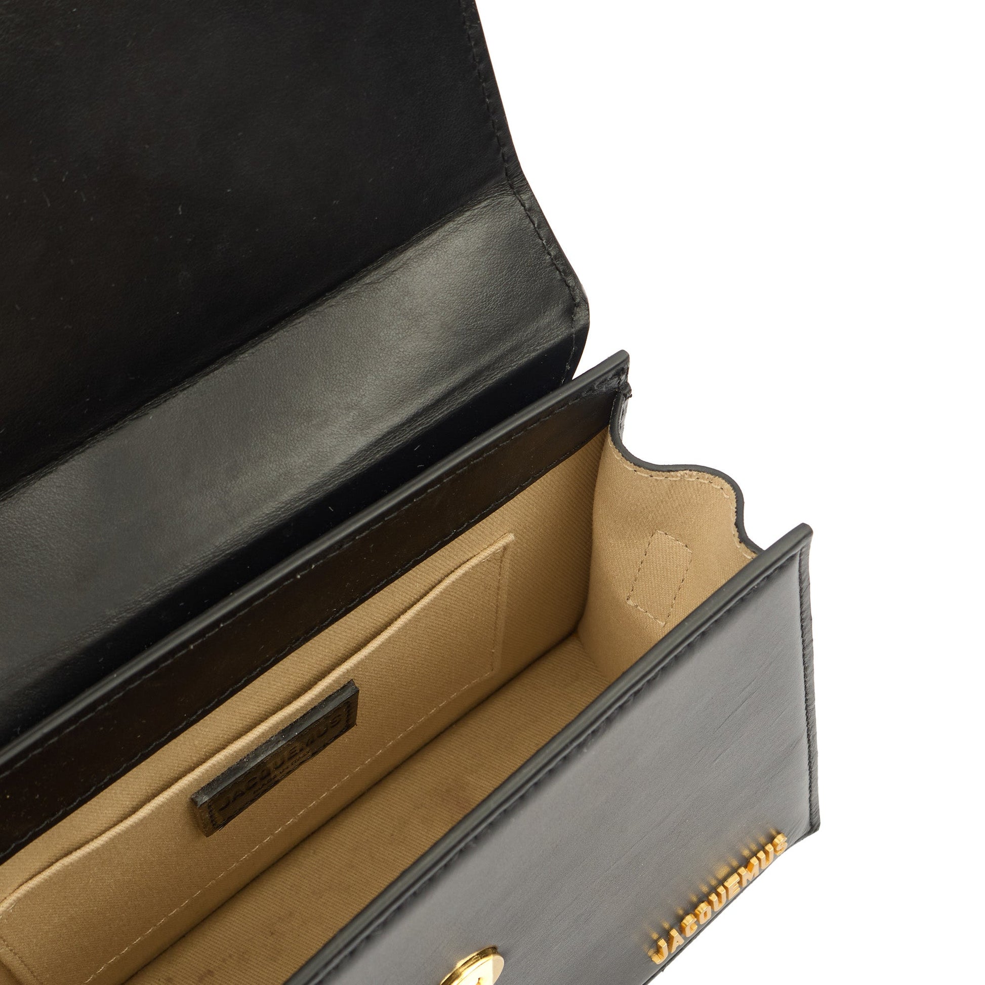 Jacquemus Top Handle Le Grand Chiquito in Black, Leather — Alternate View 11