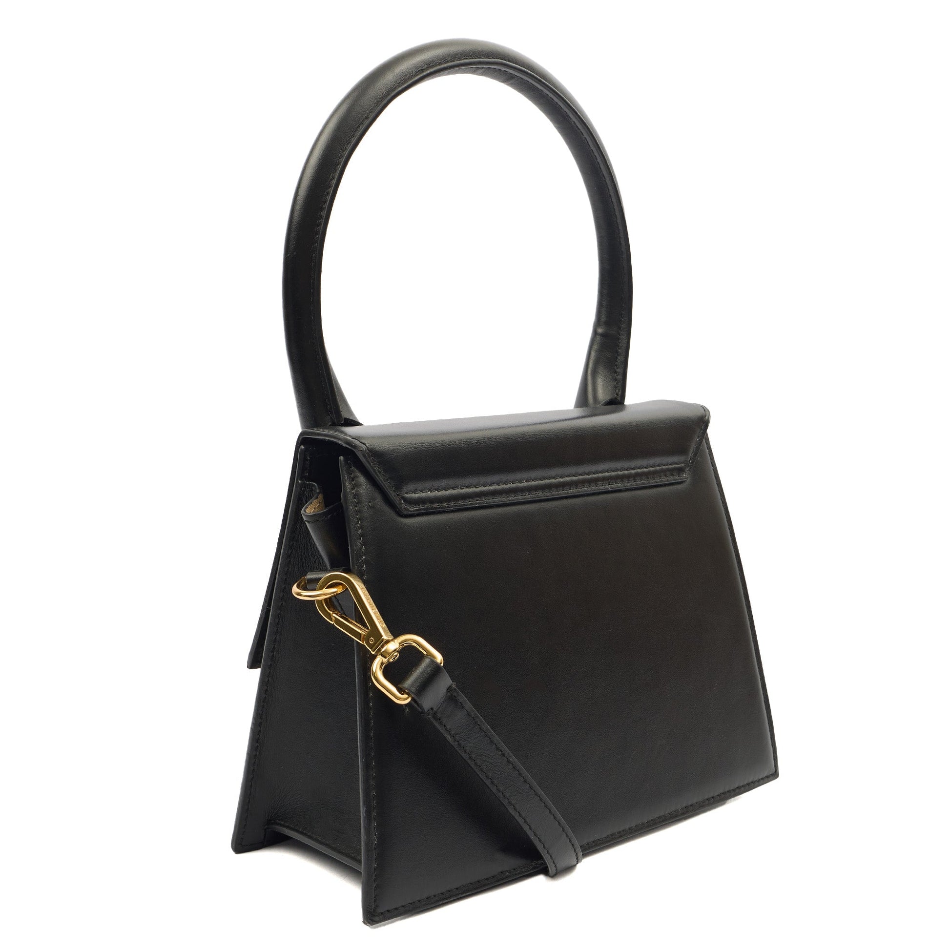 Jacquemus Top Handle Le Grand Chiquito in Black, Leather — Alternate View 14