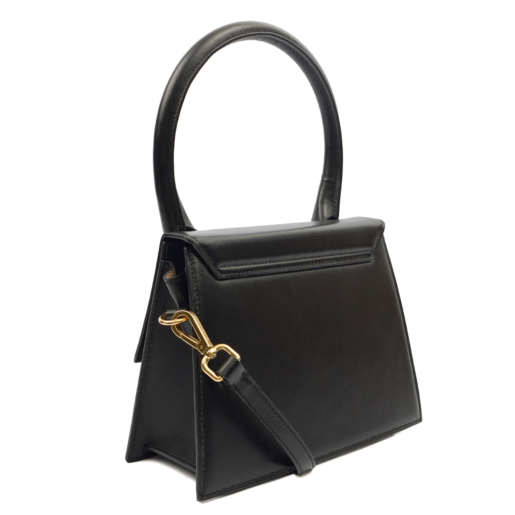 Jacquemus Top Handle Le Grand Chiquito in Black, Leather — Alternate View 14
