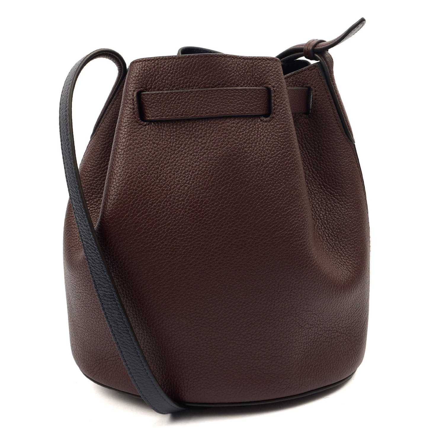 Mulberry Bucket Bag Abbey Small in Oxblood, Leather — Top View