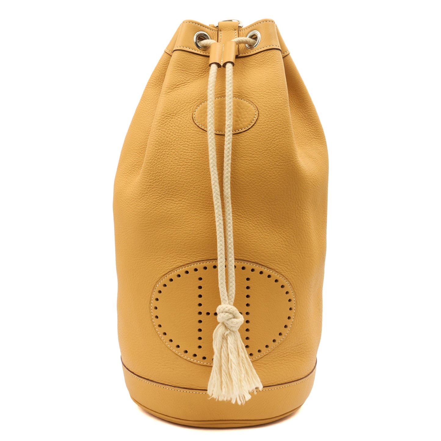Hermes Vintage Shoulder Bag in Jaune Ambre, Togo Leather — Alternate View 10