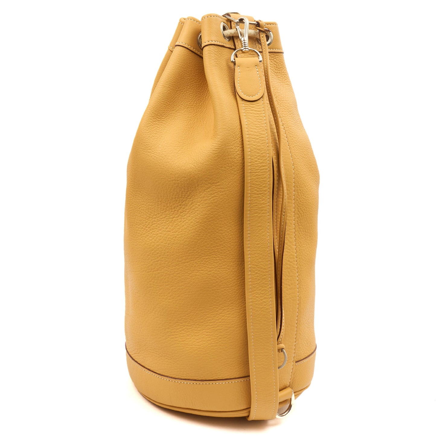 Hermes Vintage Shoulder Bag in Jaune Ambre, Togo Leather — Alternate View 12