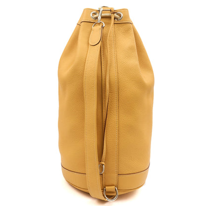 Hermes Vintage Shoulder Bag in Jaune Ambre, Togo Leather — Alternate View 13