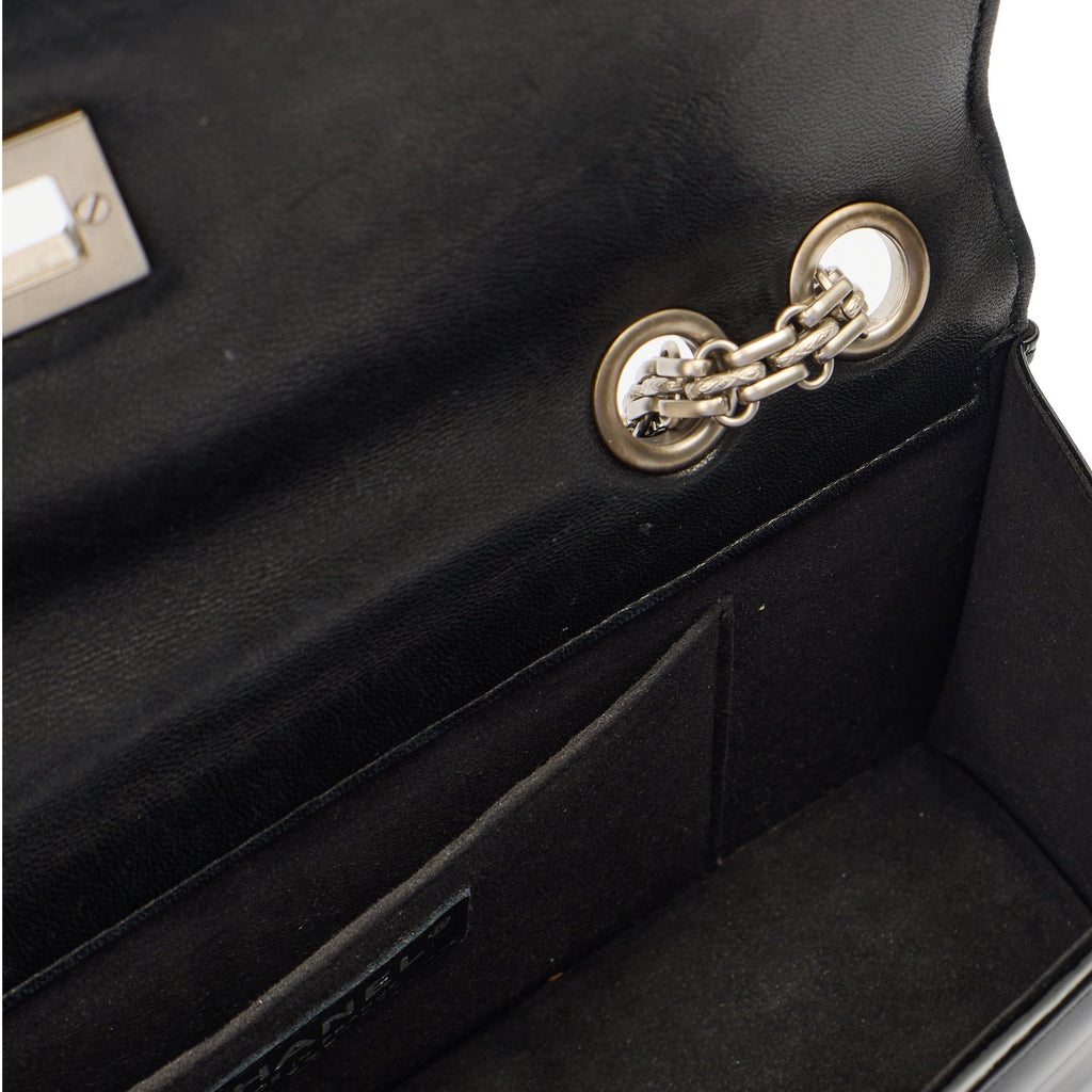 Chanel Shoulder Bag Flap Bag in Black, Patent Leather — Alternate View 18