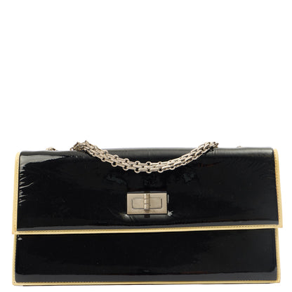 Chanel Shoulder Bag Flap Bag in Black, Patent Leather — Alternate View 10