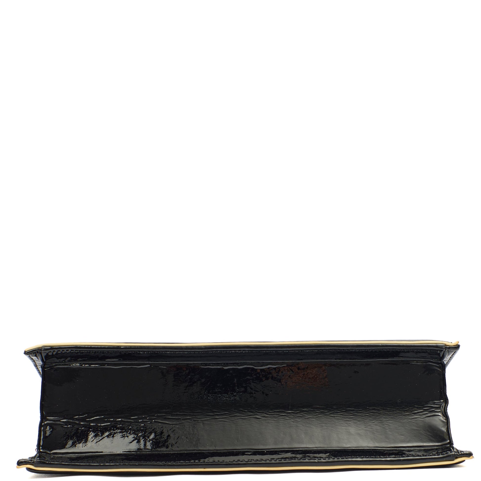 Chanel Shoulder Bag Flap Bag in Black, Patent Leather — Alternate View 14