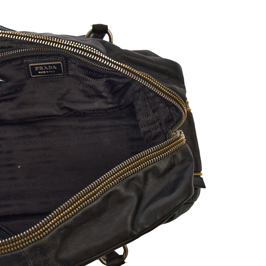 Prada Shoulder Bag Shoulder Bag in Black, Leather — Alternate View 8