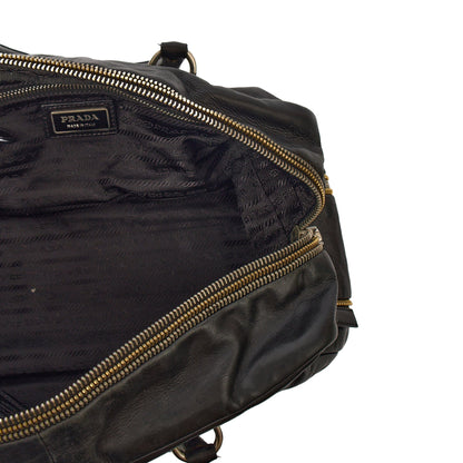 Prada Shoulder Bag Shoulder Bag in Black, Leather — Alternate View 8