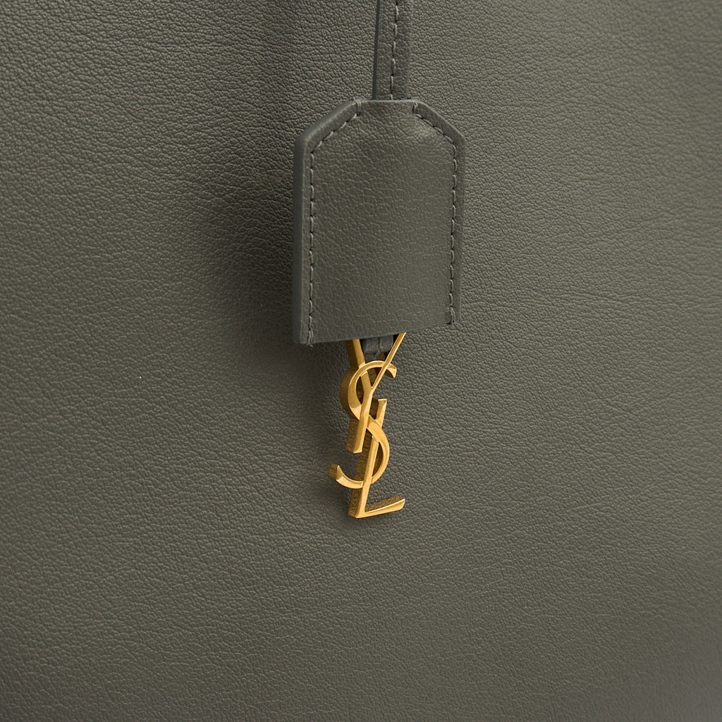 Saint Laurent Tote East West Tote in Grey, Leather — Lifestyle View
