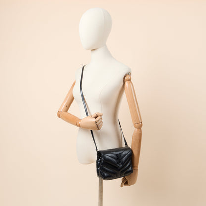 Saint Laurent Mini Bag LouLou - Toy in Black, Leather — Back View