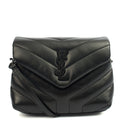 Saint Laurent Mini Bag LouLou - Toy in Black, Leather — Front View