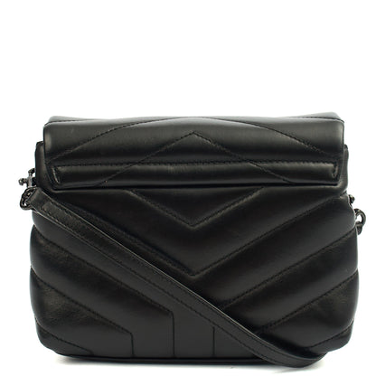 Saint Laurent Mini Bag LouLou - Toy in Black, Leather — Detail View