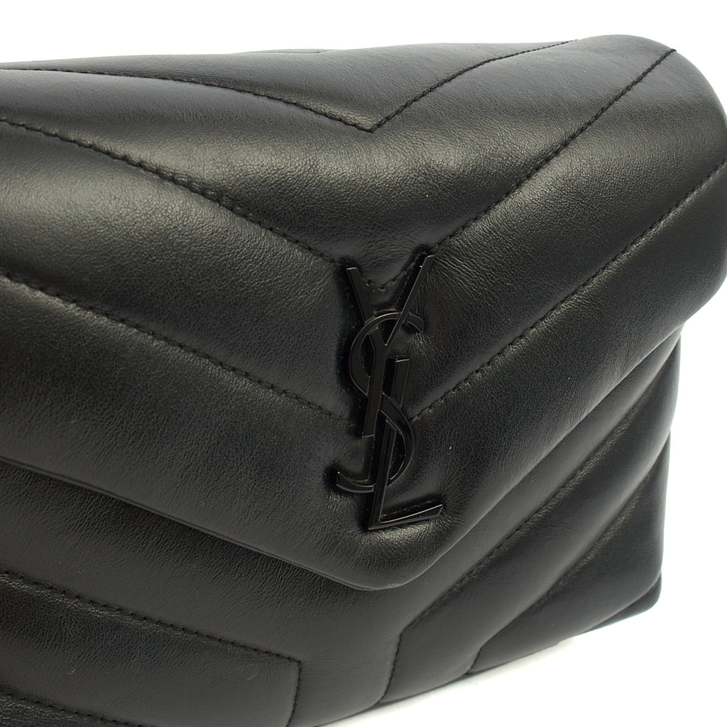 Saint Laurent Mini Bag LouLou - Toy in Black, Leather — Alternate View 7