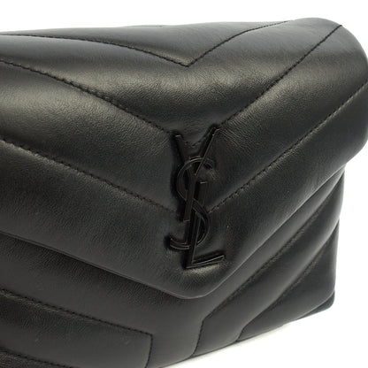 Saint Laurent Mini Bag LouLou - Toy in Black, Leather — Alternate View 7