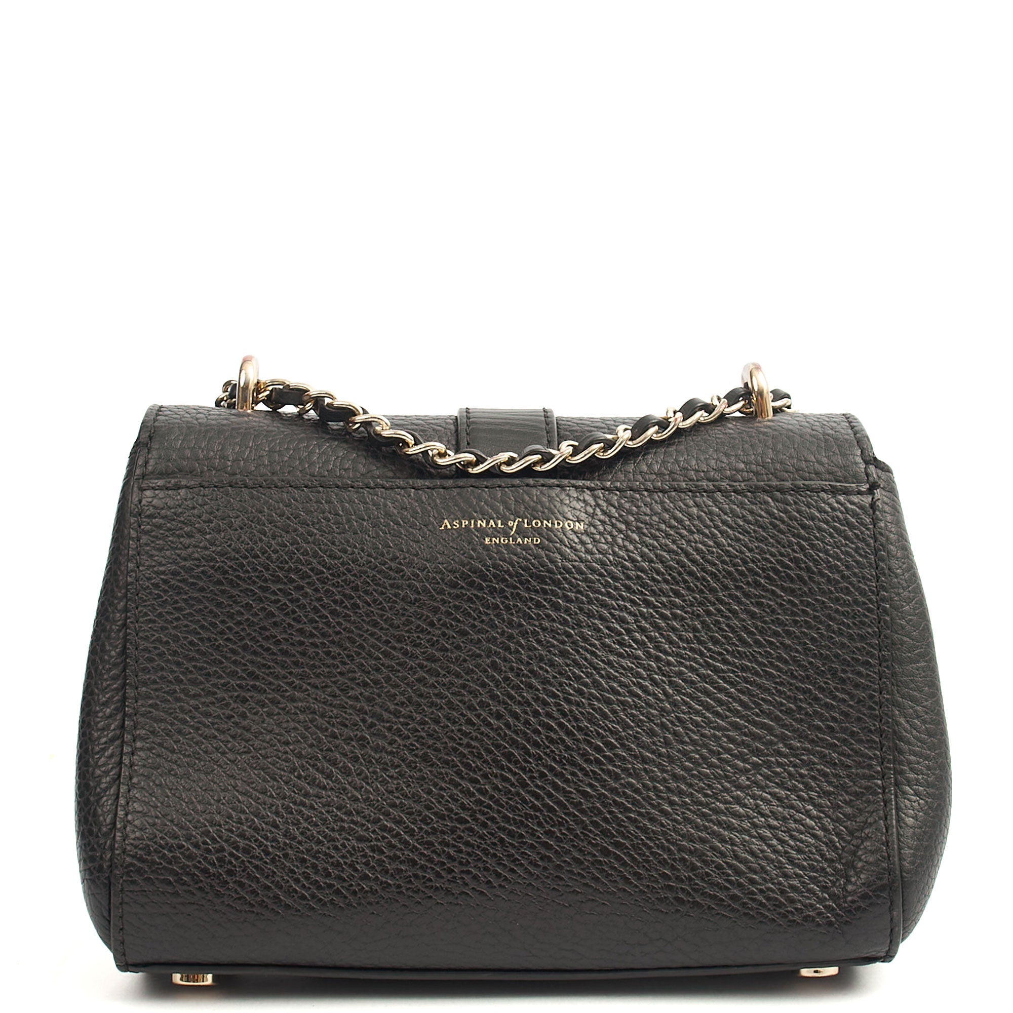 Aspinal of London Cross Body Lottie in Black, Leather — Alternate View 10
