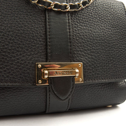Aspinal of London Cross Body Lottie in Black, Leather — Alternate View 13