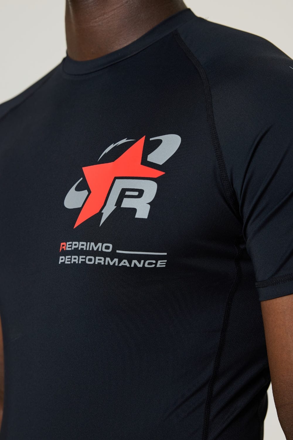 Reprimo RP Base-Layer T-Shirt 'Black Red' — XS — Detail View