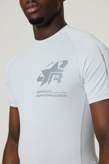 Reprimo RP Base-Layer T-Shirt 'Light Grey Reflective' — XS — Detail View