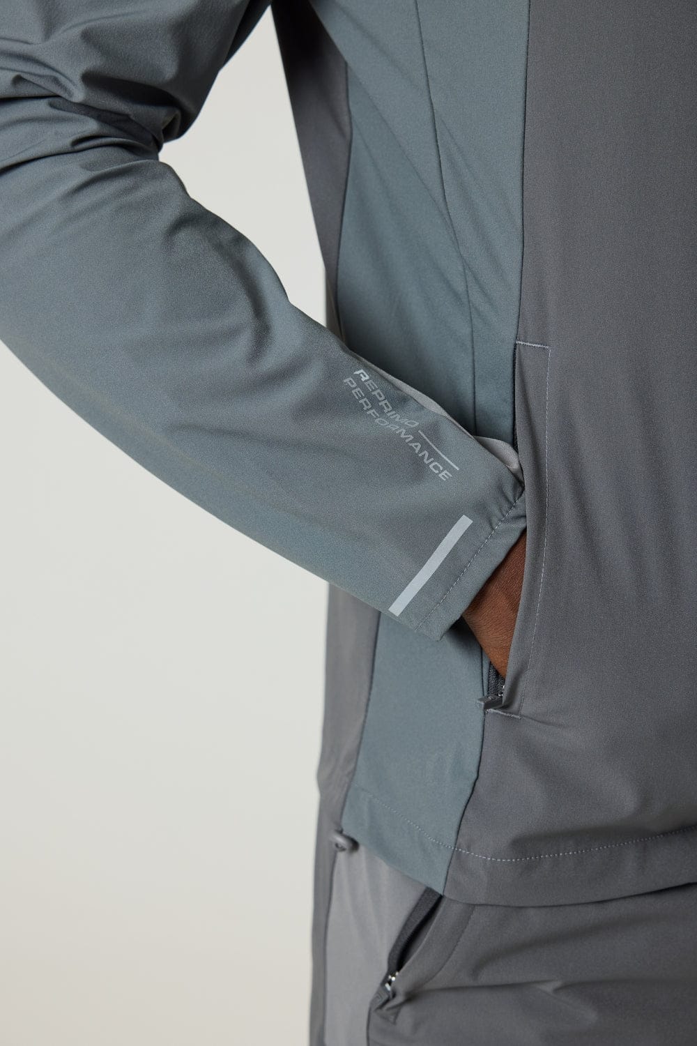 Reprimo RP Flight Windbreaker 'Grey' — XS — Detail View