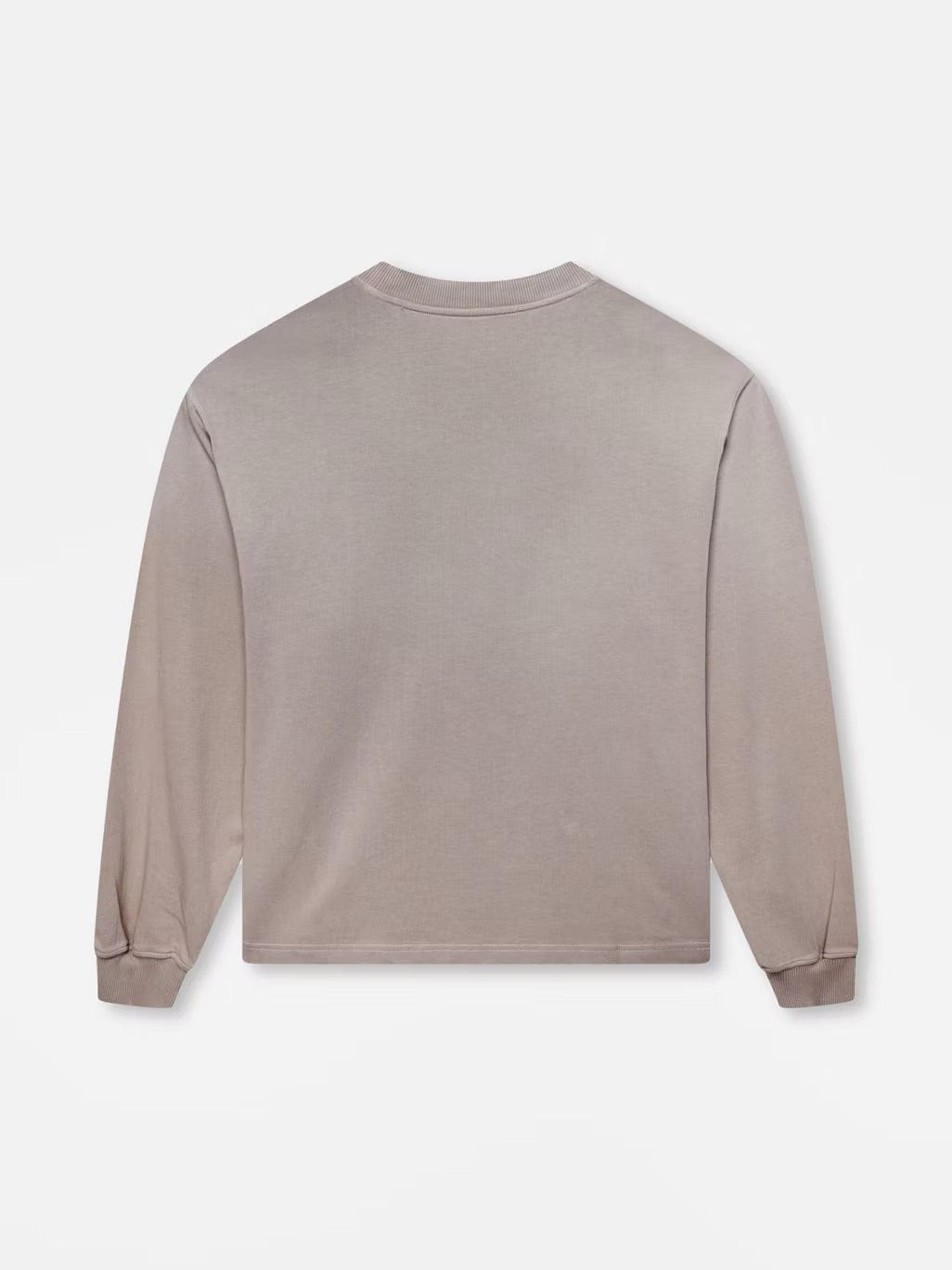 KAIZEN MARKET BLANK HEAVYWEIGHT FADE OUT LONGSLEEVE TEE MOCHA — XS — Side View