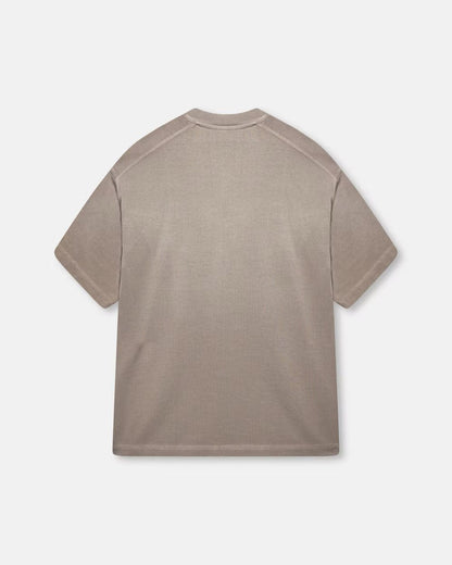 KAIZEN MARKET BLANK HEAVYWEIGHT FADE OUT TEE MOCHA — XS — Side View