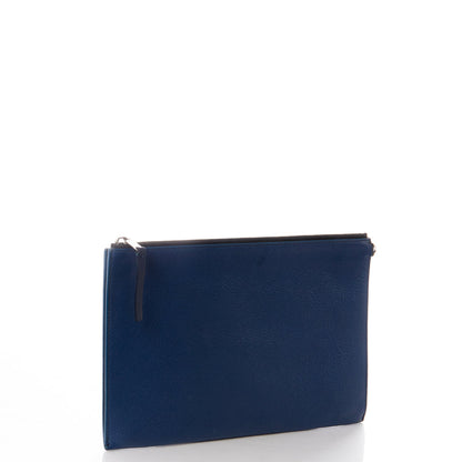 Burberry Clutch Clutch in Blue, Leather — Alternate View 12