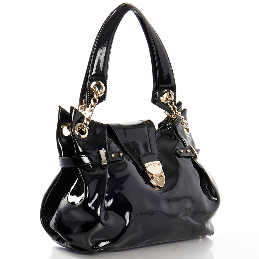 Aspinal of London Tote Berkeley in Black, Leather — Alternate View 10