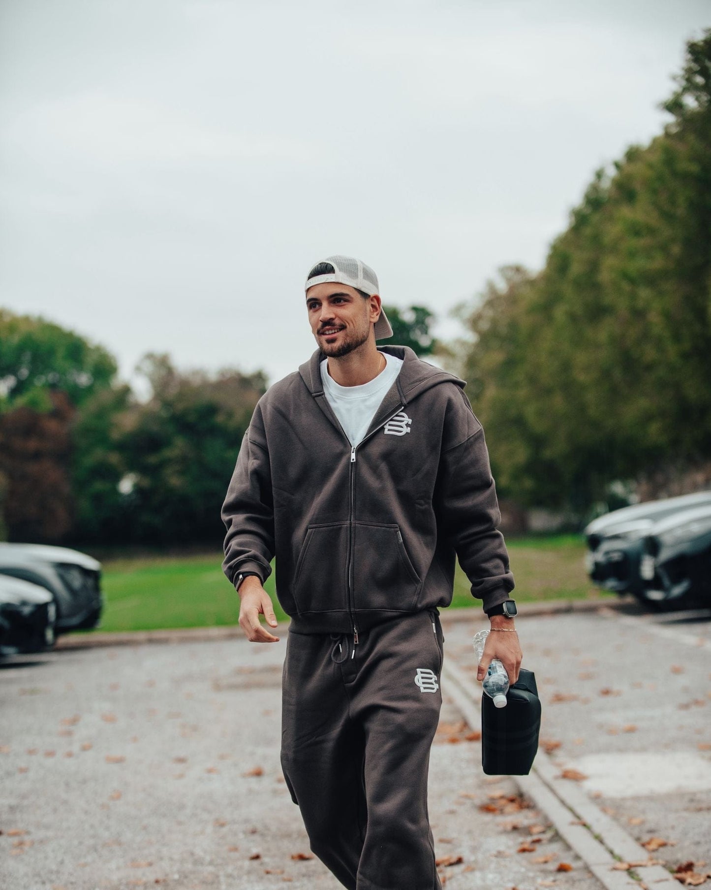Bénir Club Match Day Zip Hoodie - Storm — XS — Side View