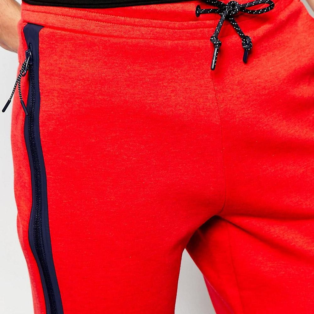 NIKE TECH FLEECE SHORTS Light University Red Heather — XXS — Back View