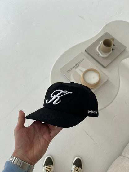 KAIZEN MARKET SCRIPT HAT — One size — Lifestyle View