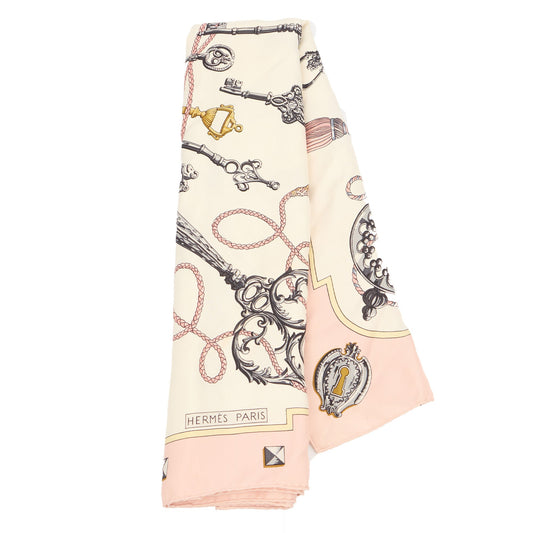 Hermes Scarf in Multi, Canvas — Front View